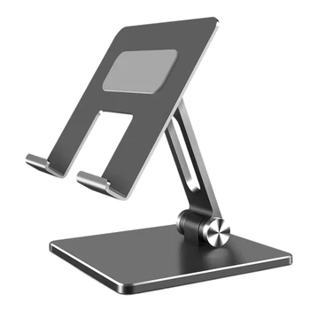 

Phone Stand Universal Stand Aluminum Alloy Foldable and Adjustable Angle Holder Compatible with Most Smartphones