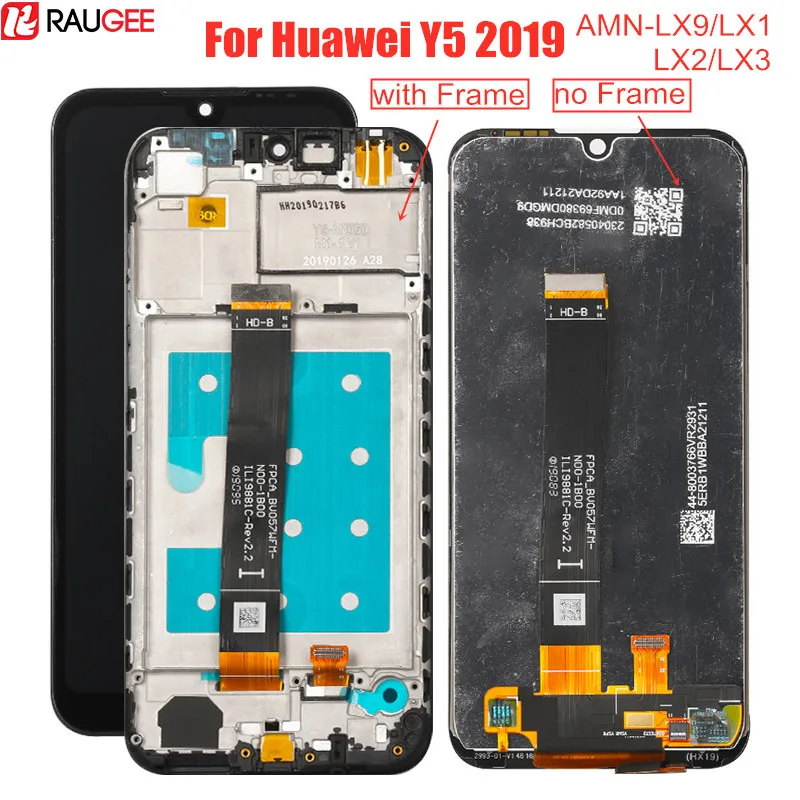 ЖК экран для Huawei Y5 2019 дисплей и тачскрин с рамкой дигитайзер LX1 LX2 LX3|Экраны