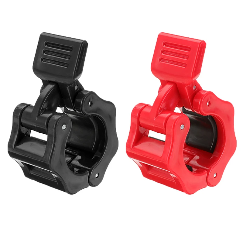 Barbell Collars Fitness Equipment Parts 28mm 30mm 50mm Barbell Collar Lock Dumbell Clips Clamp Weights lifting Bar Gym Dumbbell Lock Clamp Spring Clips Weight Lifting