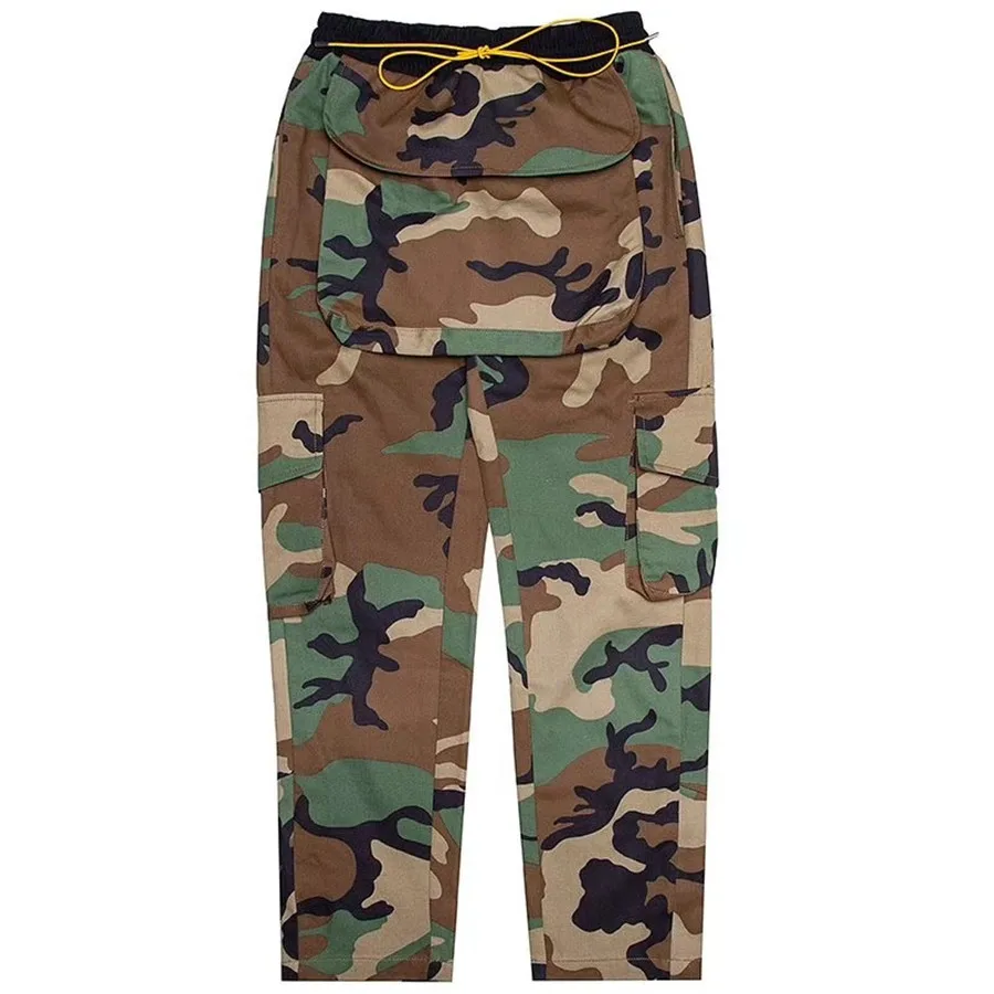 

Camouflage RHUDE Pants Men Big Pockets Joggers Sweatpants Trousers Mens Jogger Army RHUDE Camo Pants