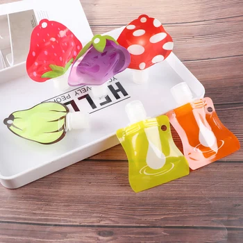 

Portable Cosmetics Makeup Tool Travel accessories Cartoon Cute Travel Empty Cosmetic Shampoo Lotion Container Bag Pouch Bottle