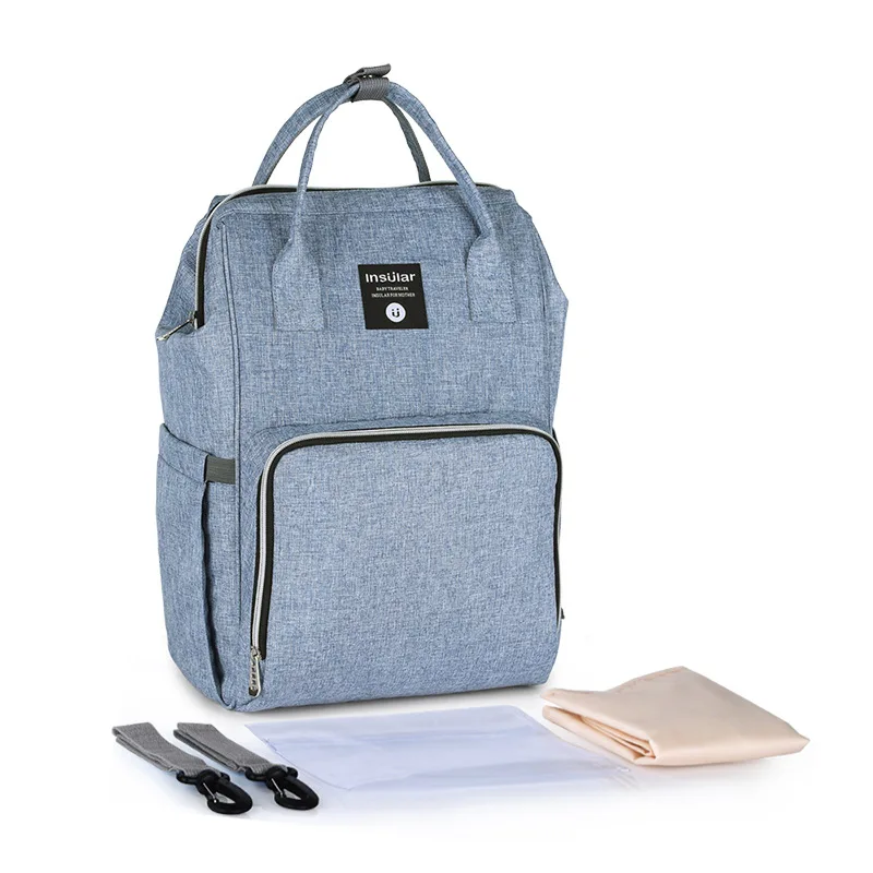 Denim Blue Сумка для подгузников для беременных, органайзер для детских подгузников, сумка для мам, рюкзак для путешествий - Цвет: Denim Blue