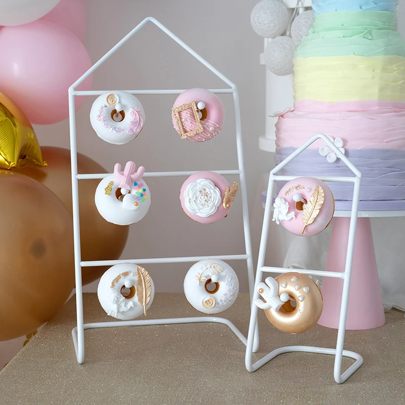Donut Display Stand for Wedding Kids Birthday Home Party Cake Dessert