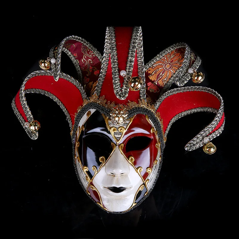 

Cross-border for Europe and the United States new painted Halloween party party mask upscale Venice ladies show mask