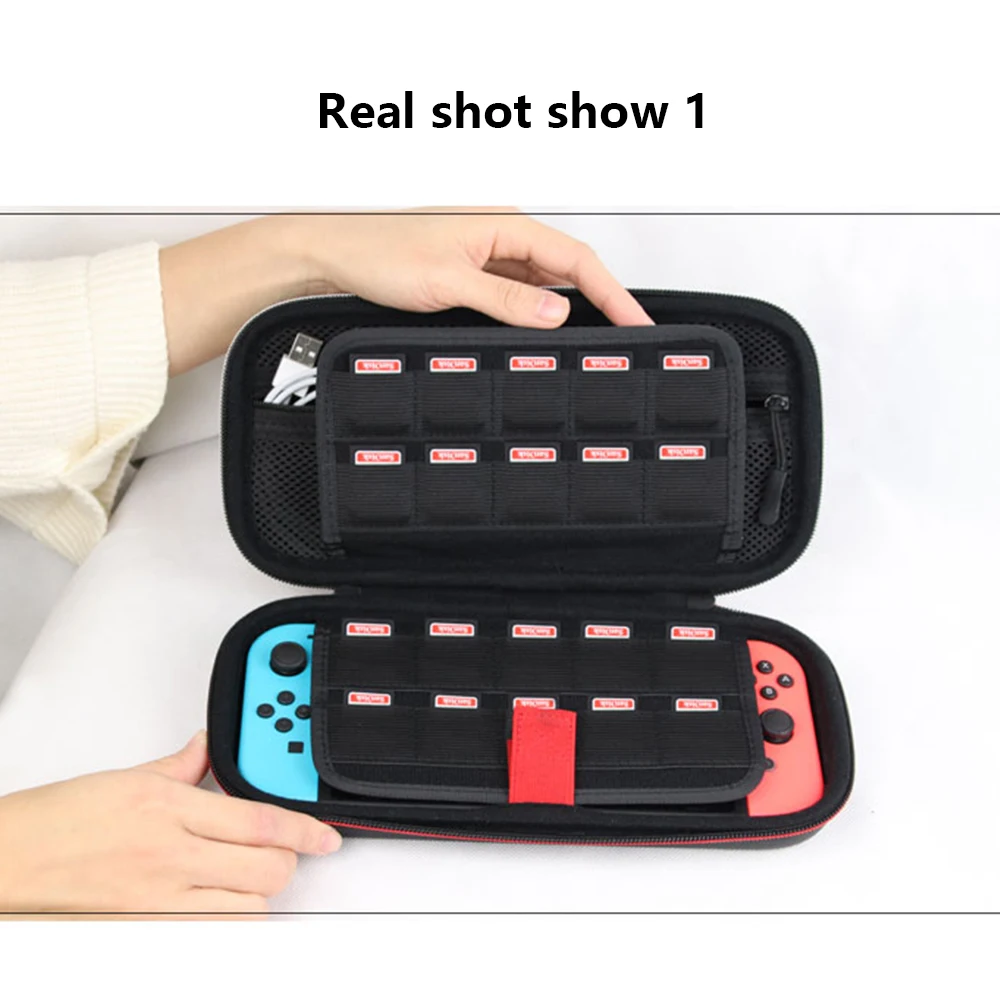 Чехол для переноски подходит для игровой консоли nintendo Switch и аксессуаров Портативная сумка для хранения противоударный водонепроницаемый защитный чехол