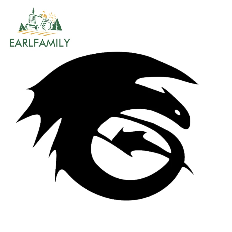 

EARLFAMILY 16cm x 13cm Personality Strike Class Vinyl Decal -choose Size & Color- How To Train Your Dragon Hiccup Black/Silver