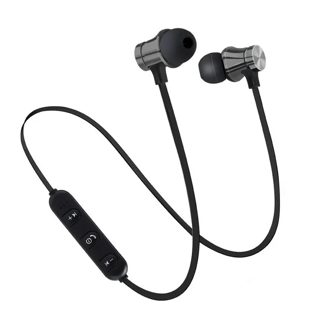 Black TX11 магнитные беспроводные bluetooth-наушники, спортивные наушники для бега, Беспроводная игровая гарнитура с микрофоном, спортивные наушники - Цвет: Black