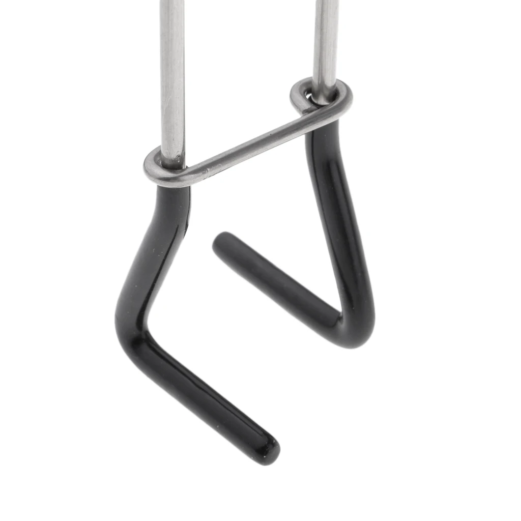 1PC 17cm Fish Mouth Opener Jaw Spreader Stainless Steel Fish Brace Mouth Gag Hook Remove For Toothy Fish Pike Fishing Accessory