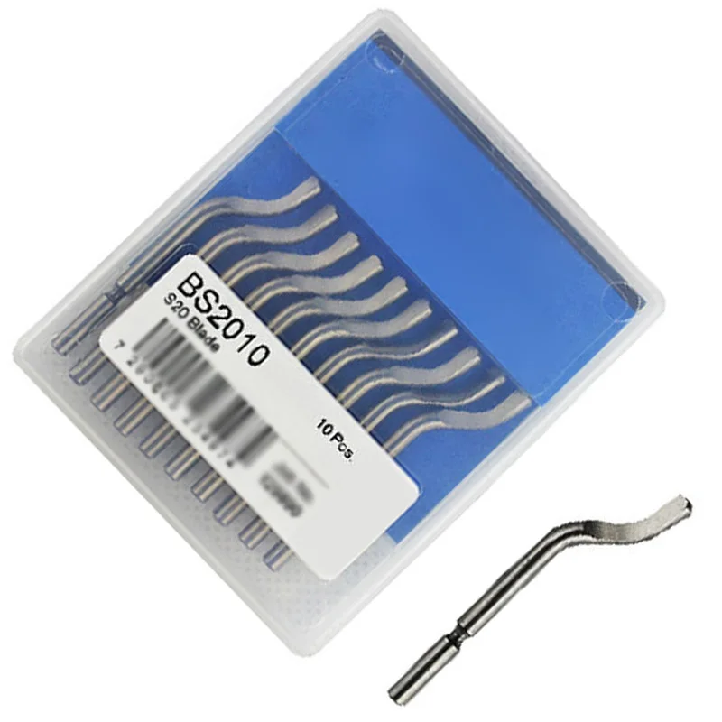 NOGA BS2010 вставки универсальный поворотный для снятия заусенцев двухсторонний резак 10 шт. удаление острых углов на внешней поверхности