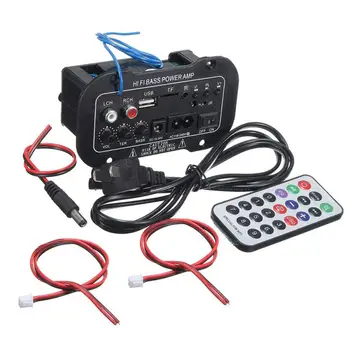 

Car Bluetooth Hi-Fi Bass Power AMP Mini Car Car Amplifier Radio Audio Digital Amplifier USB TF Remote Control Subwoofer Player