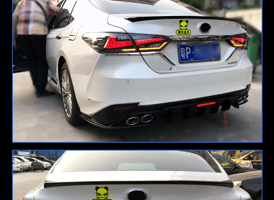 Задний фонарь для автомобиля Toyota Camry- новая светодиодная сигнальная лампа CAMRY Противотуманные фары DRL дневные ходовые огни тюнинг автомобильные аксессуары