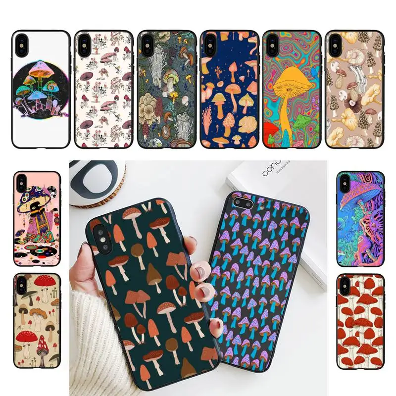 Чехол для телефона YNDFCNB с грибами iphone 13 11 8 7 6 6S Plus X XS MAX 5 фотоблесток 2020 12pro max чехол