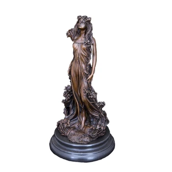 

ArtsHom DS-016 Aphrodite Bronze Statue Greek Myth Goddess of Love Beauty Figurine Metal Art Decor Gifts
