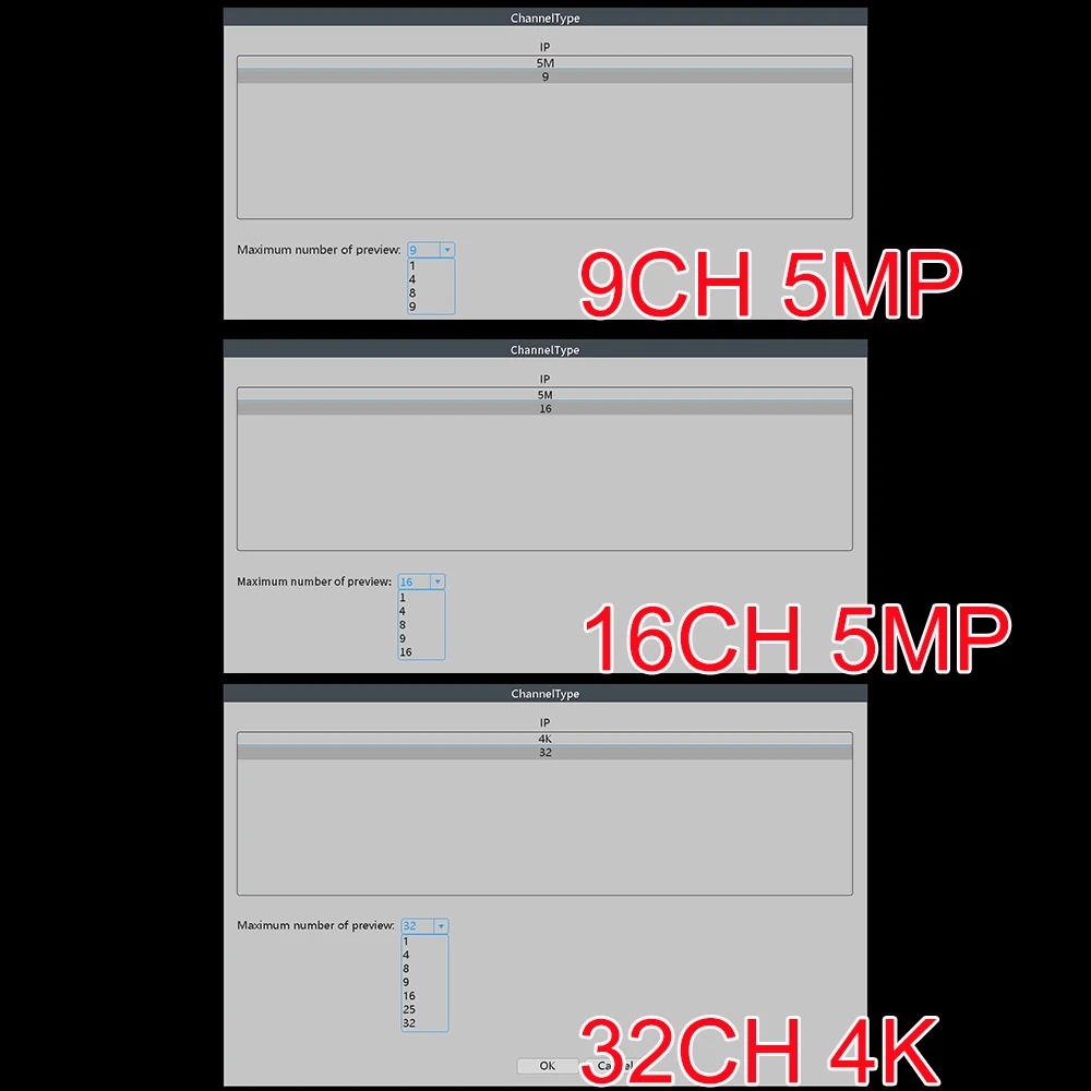 Видеорегистратор H.265 Max 4K 16 каналов 5 Мп/9 Мп с датчиком движения|Видеорегистратор - Фото №1