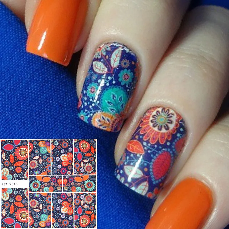 

1Pcs Retro-style Multicoloured Decals DIY Nail Art Stamp Stamping Image Plate Stainless Steel Nail Template Manicure Stencil Too