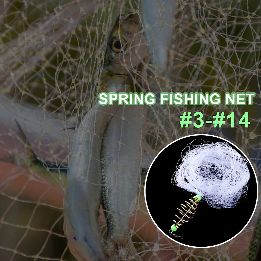 Spring Shoal Netting Fishnet Tackle Durable Fishing Bset Copper Net Trap U6O6 