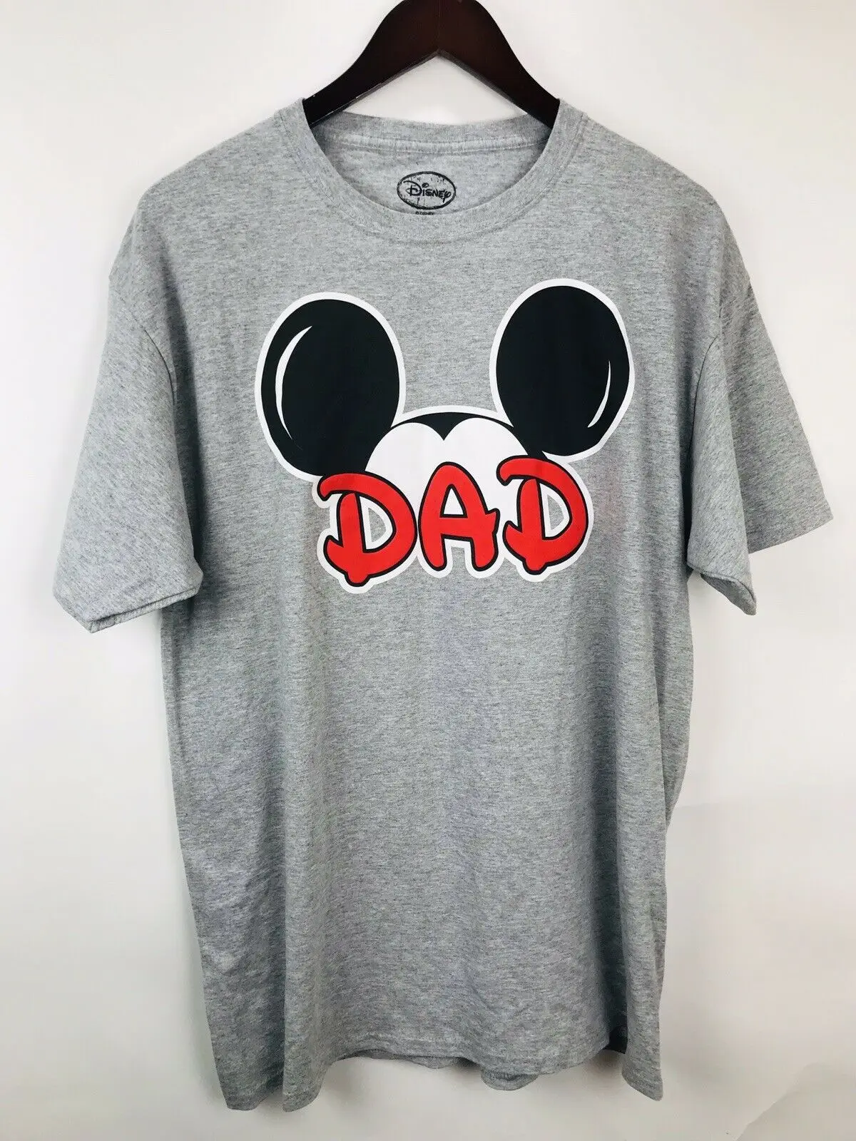 

Mickey Mouse Dad T-Shirt Mens Sz L Gray
