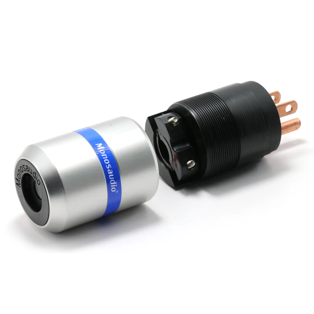 Monosaudio пара M106/F106 99.998% красная медь hifi AC США Разъем питания, с IEC разъем питания