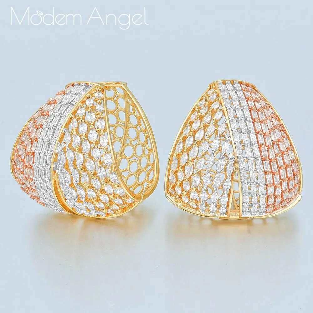 ModemAngel модные роскошные специальные формы супер кубического циркония Naija