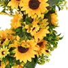 Artificial Sunflower Summer Wreath