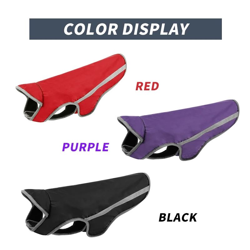 Reflective Pet Dog Clothes Waterproof Dog Coat Pet Jacket Puppy Vest Warm Outfit Clothing for Big Dogs S-XXXL
