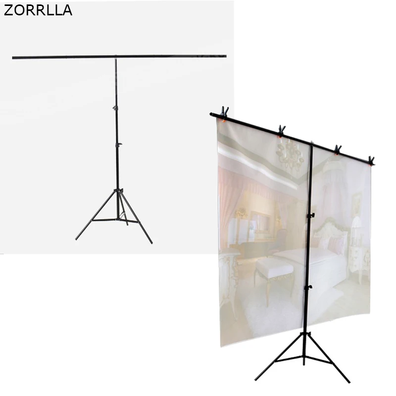 Portable T-shape Background Backdrop Stand Kit | Электроника