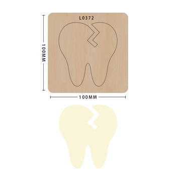 

Logo knife mold mold wood mold decoration, model L0372, suitable for common die cutting machines on the market