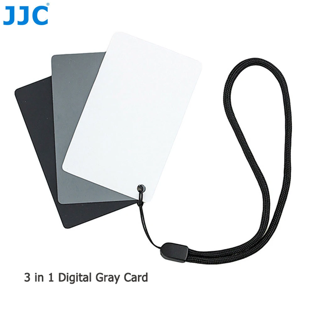 

JJC Digital 18% Gray Card 3in1 White Balance DSLR SLR Camera 8.5x5.4cm Small WB Tool for Film Photography