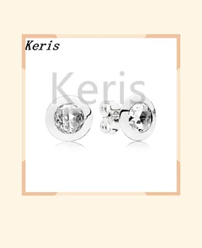 

100% silver sterling 1:1 glamour 29621cz radiant and soon original female studs fashion jewelry