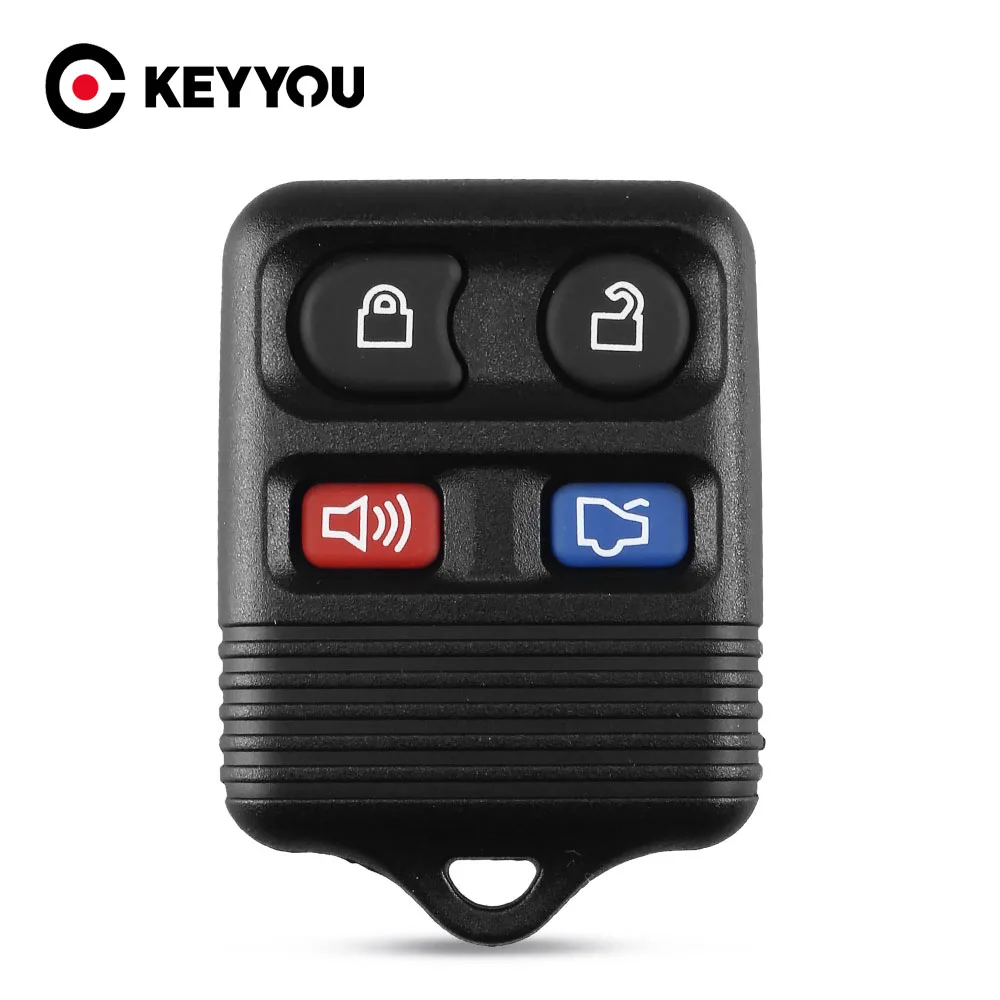 Чехол для дистанционного ключа KEYYOU с 4 кнопками чехол управления без Ford Mustang Focus