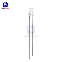 Diymore 10 шт./лот 3 мм 940nm инфракрасный излучатель диод DC 1,2 в светодиодный ИК-излучатель светоизлучающие диоды Прозрачная Круглая головка для Arduino