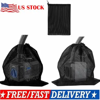 

US New Black Water Pump Filter Bag 31*41CM Protects from Particles Dirt Debris