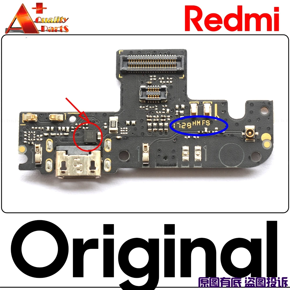 For Xiaomi Redmi Note 5A Prime ,Redmi Y1 Lite Prime Micro USB charging port  board with microphone Mic - AliExpress