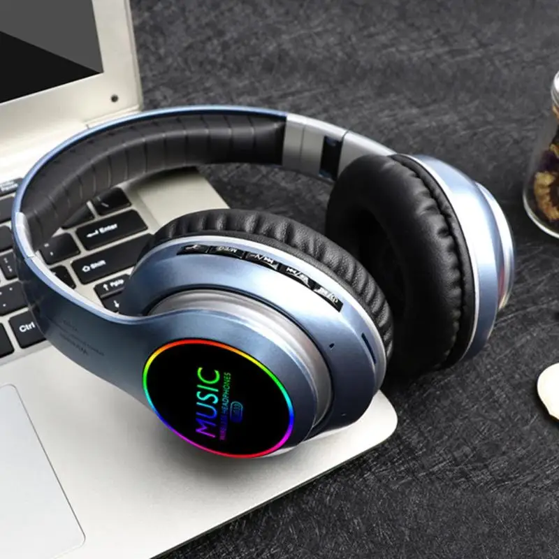 Bluetooth-гарнитура с головным креплением для спортивной игры Поддержка TF карты AUX Беспроводная bluetooth-гарнитура с микрофоном для мобильного телефона Mp3