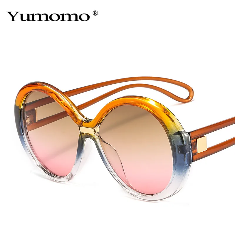 Donahugh Eyewearvintage Oversized Round Sunglasses Uv400 Women's Photochromic Eyewear
