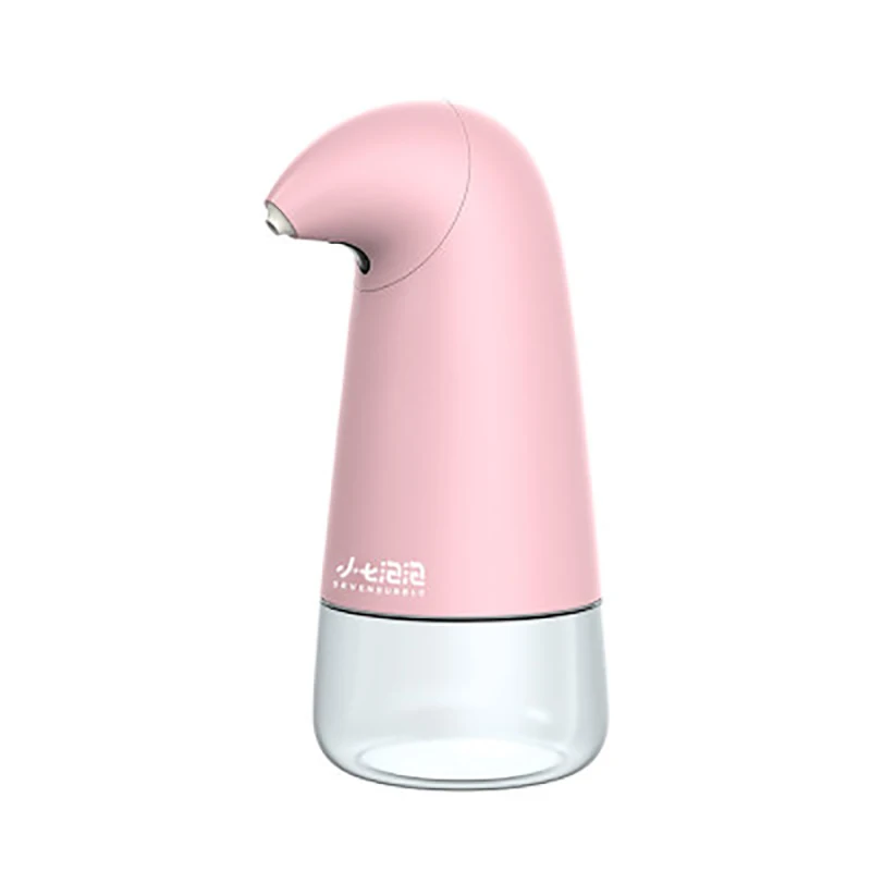 Cherry powder Sevenbubble автоматический индукционный сенсор диспенсер для жидкого мыла инфракрасного вспенивания ручная шайба IPX6 дозатор мыла для xiaomi youpin - Цвет: Cherry powder