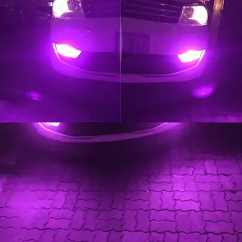 

92-SMD Fog Light LED Bulbs Parts Accessories Durable 2pcs Bright Pink Car
