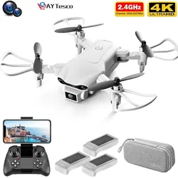 ANYUANV9 – Mini Drone RC 4k avec double caméra HD grand Angle 1080P, WIFI FPV, photographie aérienne, quadrirotor pliable 