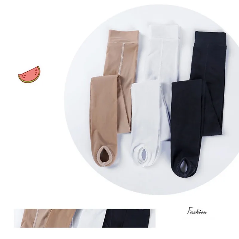 New Fashion Steel Socks Children's Girls Solid Color Pantyhose Children's Foot Socks