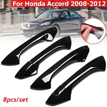 

8PCS Door Handle Cover Trim Decoration For Honda for Accord 2008 2009 2010 2011 2012 ABS chrome Car Door Handle Covers