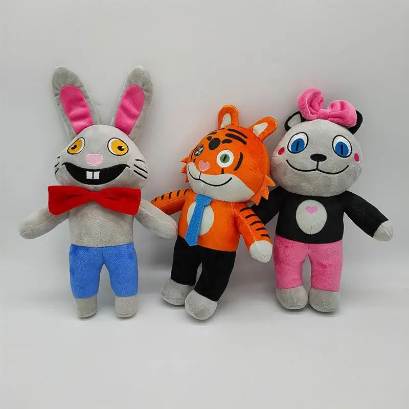 Ужасная игра плюшевая игрушка кролик тигр панда кукла мягкое животное