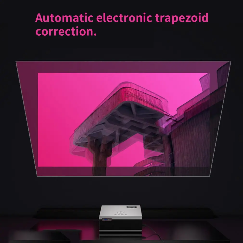 Rd825 проектор Портативный светодиодный проектор поддерживает Hd 1080P мобильный телефон такой же экран и умный Wifi Домашняя версия функции