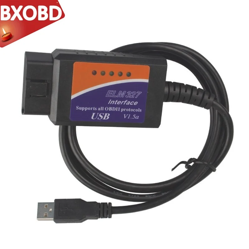 USB OBD II ELM327 с чипом PIC18F25K80 V1.5 автомобильный диагностический кабель интерфейс