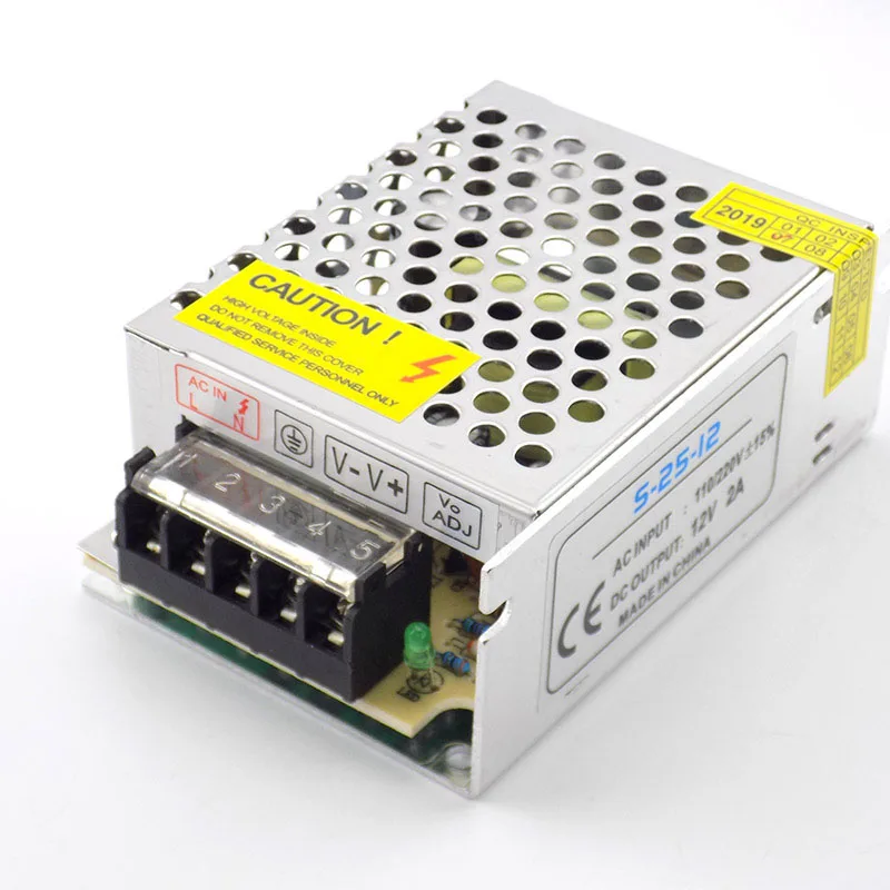 DC 12V 2A световой трансформатор питание CCTV конвертер для камеры для светодиодной ленты выключатель света зарядное устройство водителя понижающий адаптер K09