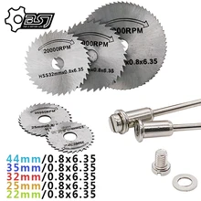 

7pcs set Mini HSS Circular Saw Blade Rotary Tool For Dremel Metal Cutter Power Tool Set Wood Cutting Discs Drill Mandrel Cutoff