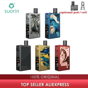 

Original Suorin Elite 40W VW Pod Kit 1100mAh Battery & 3.1ml pod & 5-Protection Security System E-cig Vape Kit VS Suorin AIR
