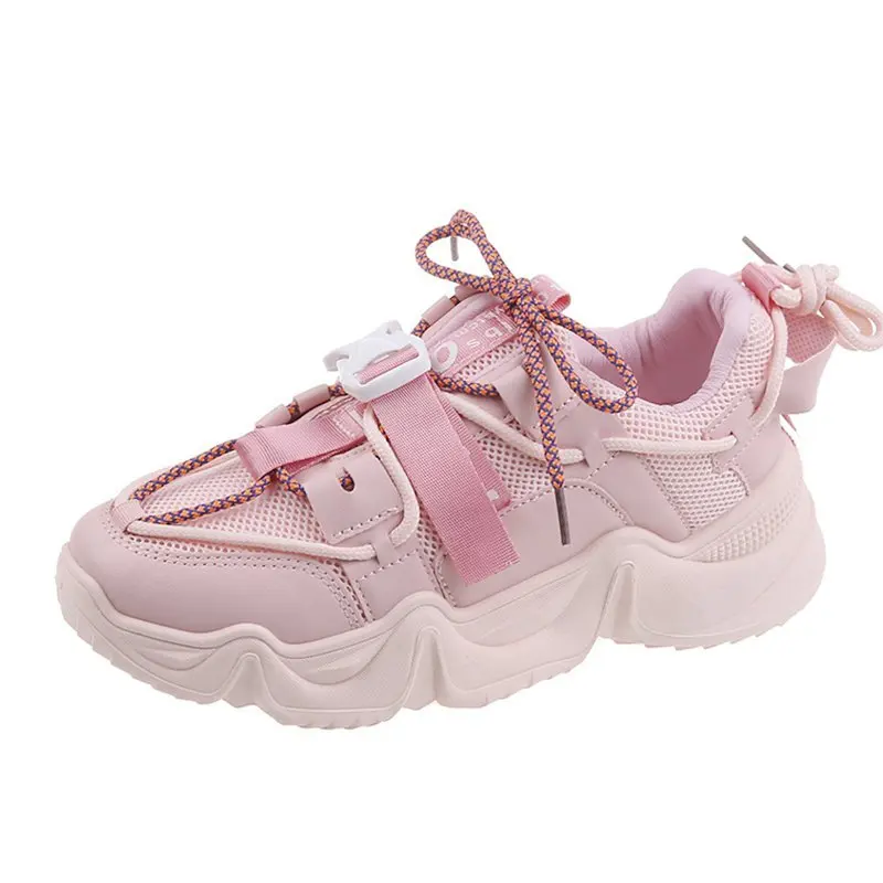 New Fashion Designer Platform Chunky Sneakers Woman Vulcanize Shoes Breathable Mesh Casual Ladies Trainers Dad WZD | Обувь