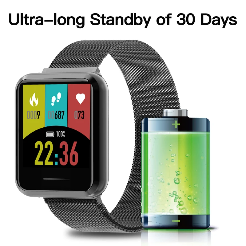 FFYY-Kospet Dk08 Smartwatch Нержавеющая сталь ремень английская версия спортивный режим Bluetooth Ip67 Водонепроницаемый Смарт-часы Для мужчин для Ios