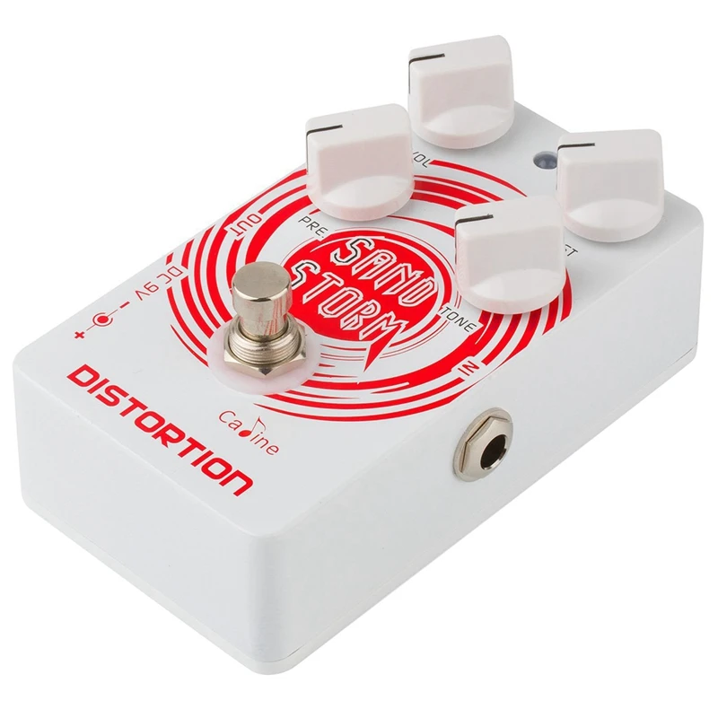 Caline CP-27 педаль гитарного эффекта песочный шторм Crunch Distortion с корпусом из алюминиевого сплава True Bypass