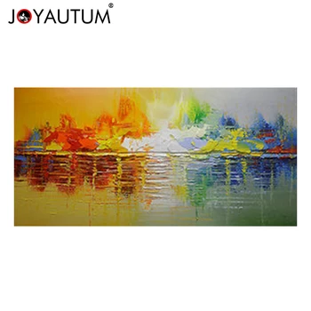 

Drawing knife painting oil painting, abstract on canvas 100% handmade color painting art modern art for home wall decoration